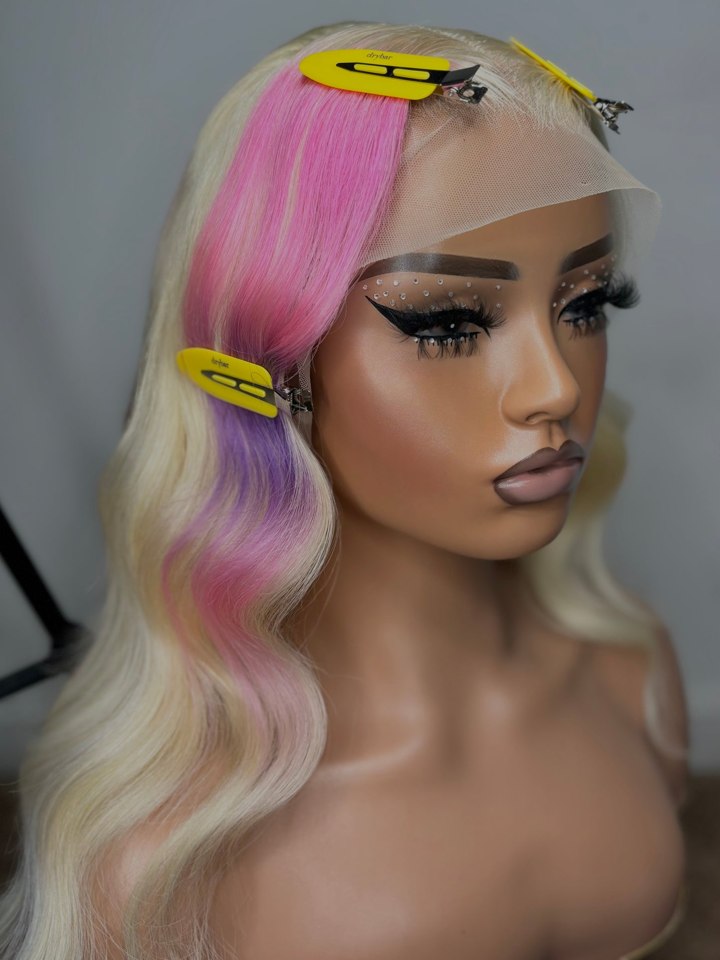 “Candy” FULLY CUSTOMIZED 13x6 Transparent Lace Wig 100% Human 613 Hair